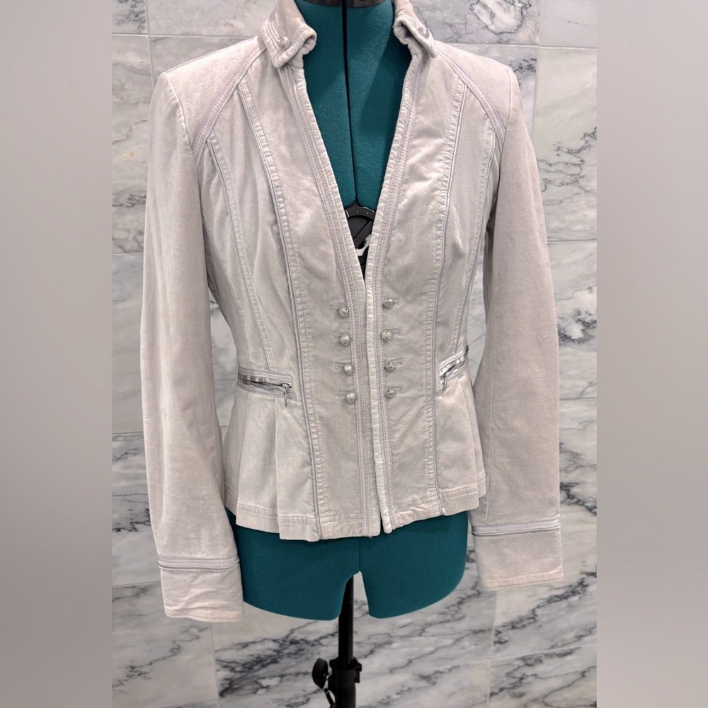 White House Black Market velvet blazer